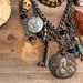 The Pirate Captain. Antique Trinket Collection Necklace.