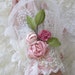 Ivory Bridal Lace Cuff Shabby Dress Lace Hand Beaded Cuff Piece Rose Cuff Marie Antoinette Inspired Boho Chic Bohemian Accessories