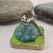 MyLand - Blue Hill Inn - Collectible 3x3 cm or 1.2x1.2 in. puzzle in stoneware