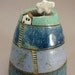 Cloud Collector...Bud Vase / Pen Holder in Stoneware