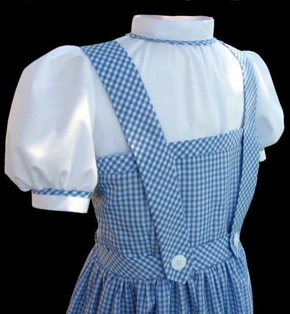 Wizard of Oz Dorothy's blue gingham dress for girls