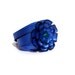 Leather wrap bracelet with flower Multistraps leather wrap bracelet Leather jewelry