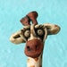 Giraffe Ceramic Animal Sculpture
