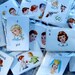 Very Vintage Dick and Jane Type Picture Flash Card Lot