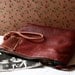 Bonny--a Clutch in Oxblood Red