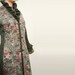 Victorian Roses hand felted wool mohair coat jacket