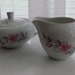 Rose Glow Cream and Sugar Set by Castlecourt (Code r)