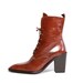 VTG Italian Leather Lace Up Ankle Boots 6