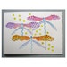 Happy Hand Painted Fantasy Dragon Fly Blank Greeting Card