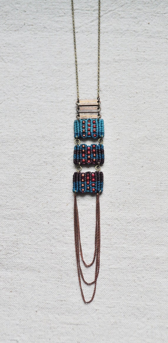 Triple Circuit Necklace turquoise