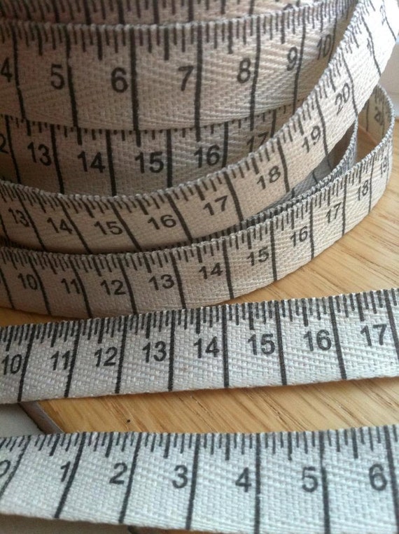 Cotton Twill CENTIMETERS Measuring Tape Ruler Metric Ribbon