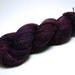 Not Drinking Merlot - Burgundy Purple Superwash Merino Nylon Sparkle Shimmer Sock Shawl Fingering Yarn - 438 Yards
