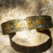 Etched Brass Cuff Alchemy Symbols No. 1