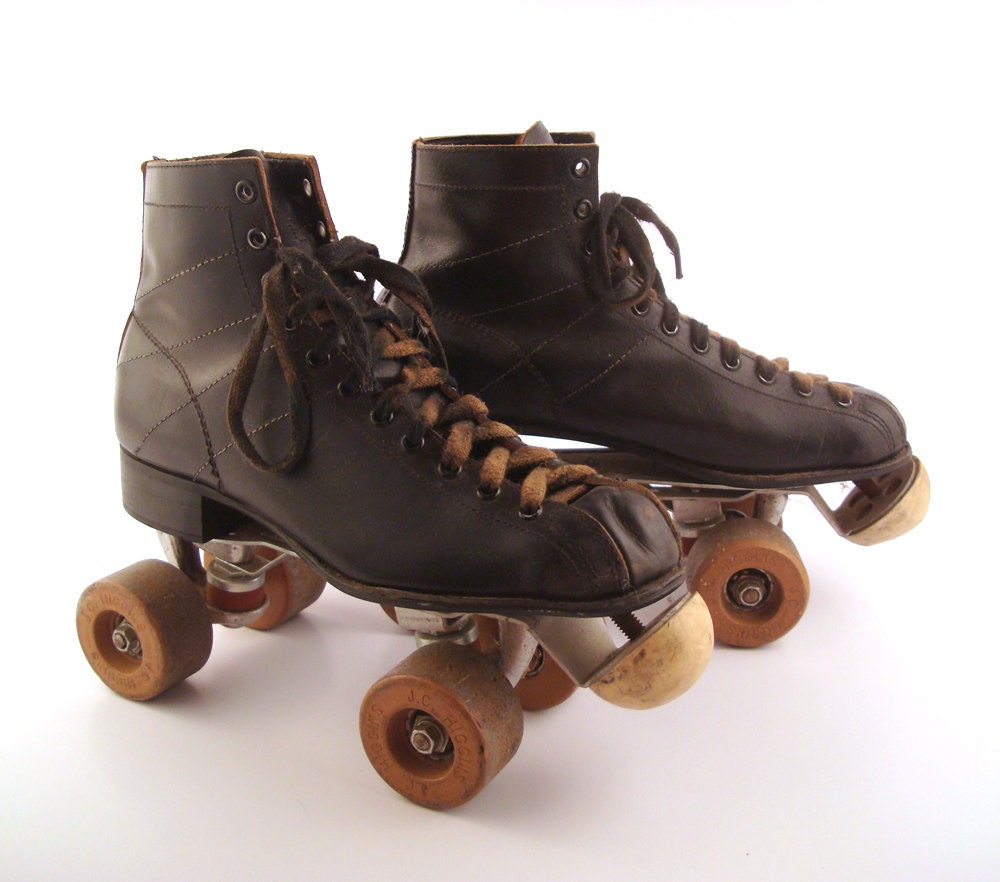 Roller Skates Vintage 1960s Black Men's size 6 Women's