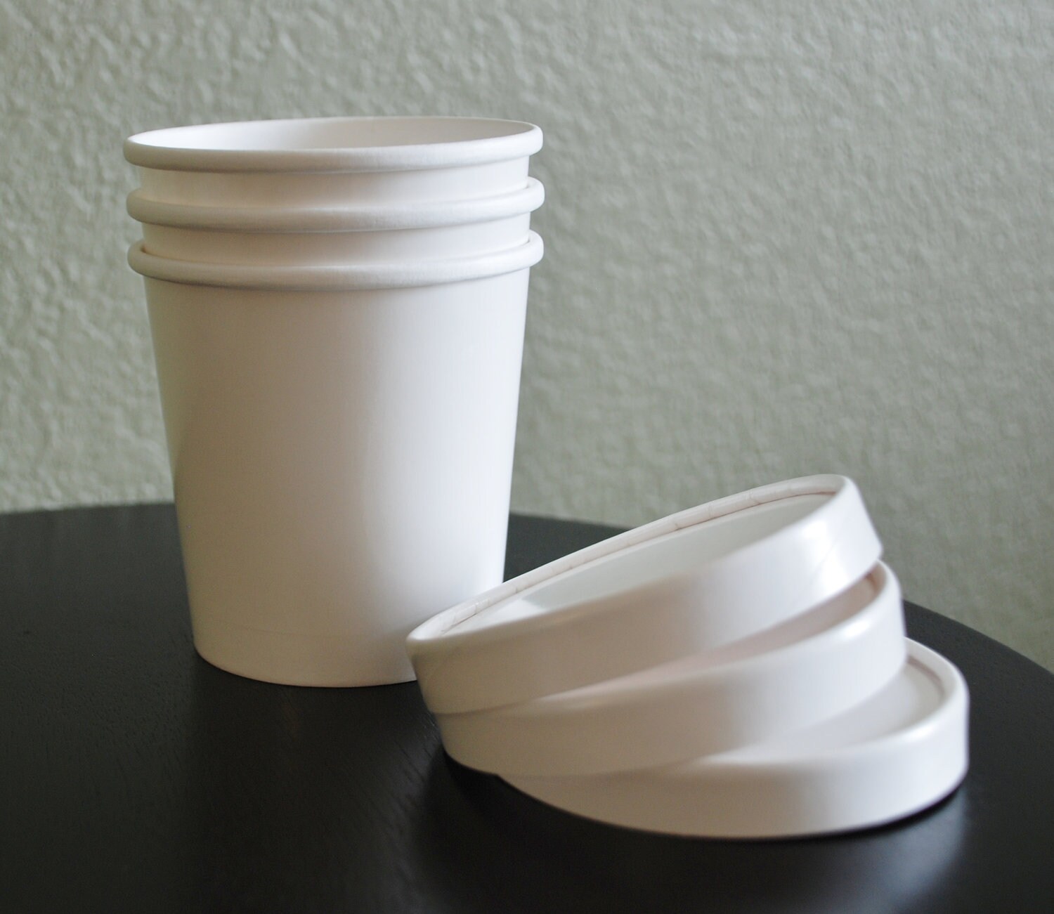 White Paper Ice Cream Pints Set of 14 by