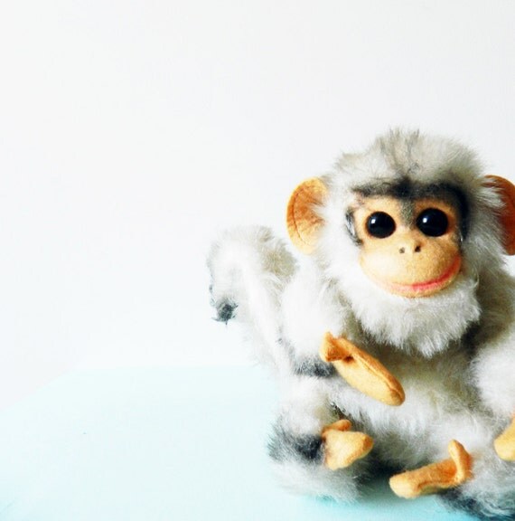 stuffed monkey from the 60's