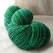 Handpainted Superwash Yarn: Verdigris on Avaze Sock 80/10/10