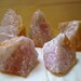 Rose Quartz Crystals, Energy Infuser, 5 pieces, 8 pounds