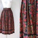 Vintage Dirndl Skirt Fall Fashion