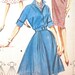 Vintage dress pattern from 1961 by Butterick 9941. Bust is 38 inches.
