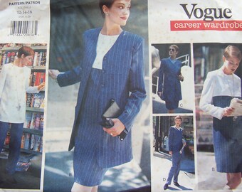 Items similar to Butterick 4402 Pattern Tailored Jacket Suit Pants ...