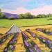 BIG Landscape Oil Painting California VINEYARD & BARN 16x20 Lynne French Impressionist Art Art