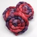 Polwarth/ Silk Roving - Hand painted Felting or Spinning Fiber
