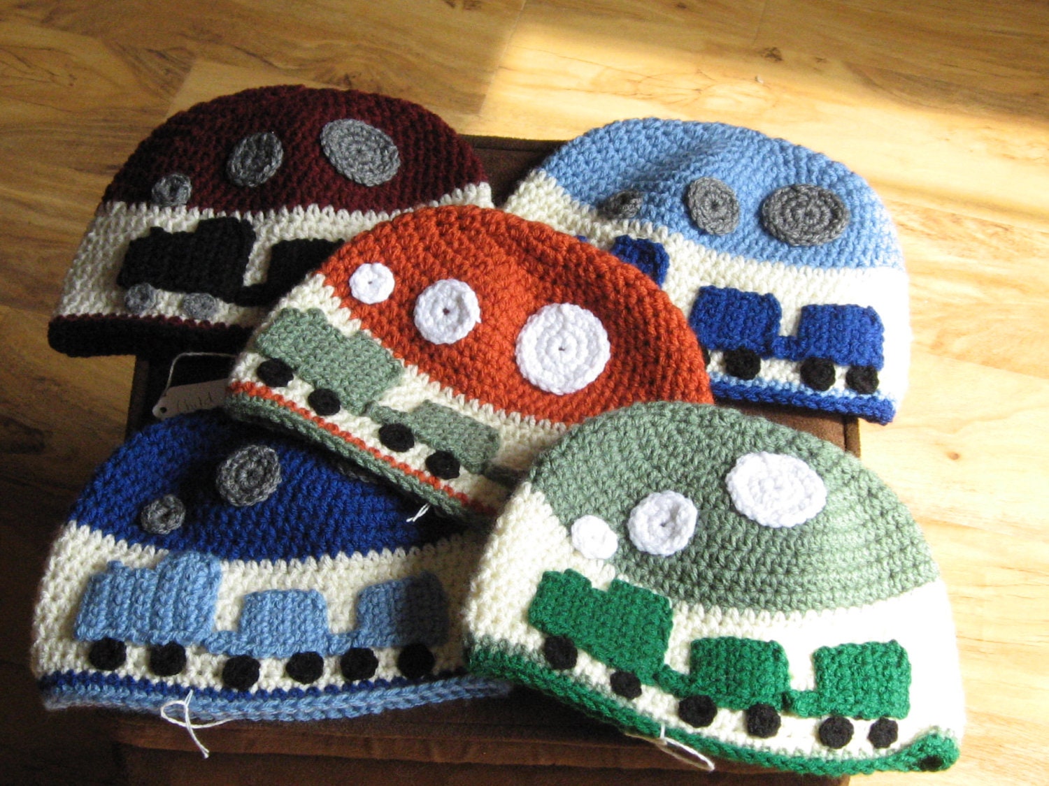 Made to Order Boy Toddler Child Train Trains Hat Cap Toboggan