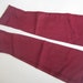 Vintage Ruby Red Sheer Fingerless Long Gloves Forties
