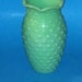 Jadeite Hobnail Glass Vase