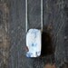 Raw White Boulder Opal Pendant