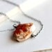 Mexican Boulder Opal Pendant Necklace on Sterling Silver Chain - Fall Winter Fashion - Boho, Rustic, Tribal Under 50 Gift
