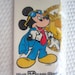 Vintage Mickey Mouse Luggage Tag Walt Disney World New Old Stock