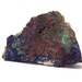 Rough Azurite Malachite Stone Specimen on Quartz Matrix, Blue & Green Rock, Reiki, New Age, Metaphysical, Large, 103.6 Grams