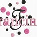 KAREN custom listing Machine Embroidery Designs Fun Dots Fonts PES