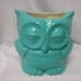 Tootsie Pop Owl Desk Vase Turquoise