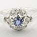 Bisnonna's Ring, blue and silver