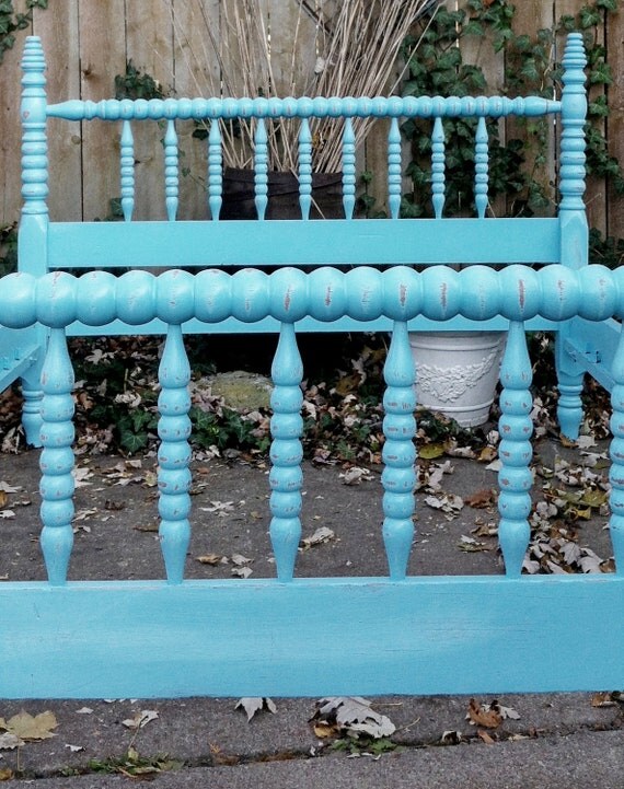 Hand Painted Original Jenny Lind Bed With Head BoardFoot