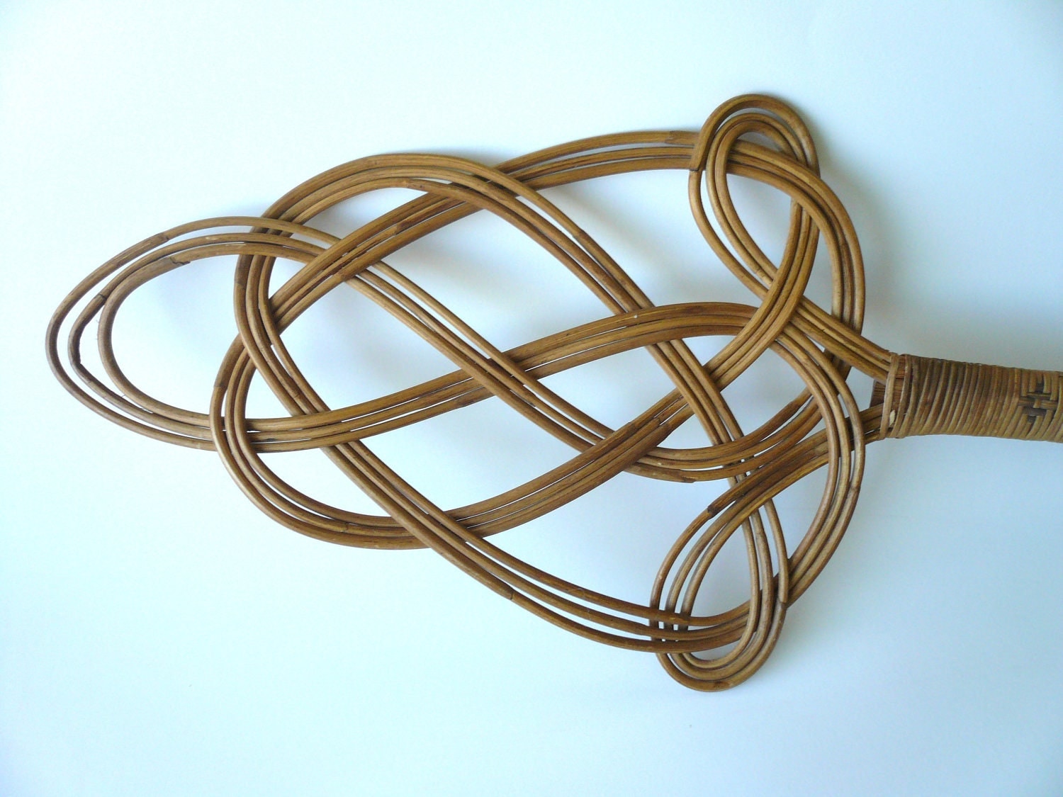 Out with the dust Rug beater rattan carpet beater