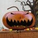 Halloween Gourd Jack-O-Lantern Spooky Natural Fall Harvest Candy Bowl Decoration