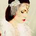 Hold For Michal with Upgraded Express Mail Shipping 15% Sale Flapper Art Deco Nouveau Headdress Headpiece Silver Leaves