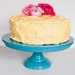 teal cake stand // ten inch