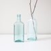 vintage apothecary bottle set / aqua glass bottles no.1