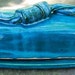 READY TO SHIP Teal Turquoise Cobalt Blue Butter Dish Server Handmade By Big Dog Pots Bigdogpots
