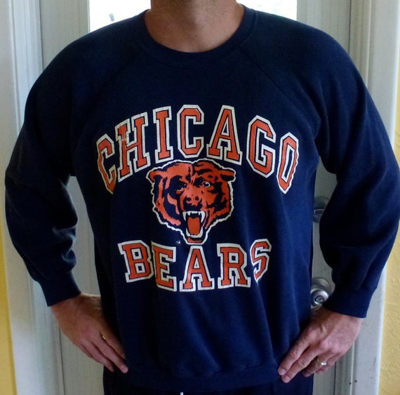 Chicago Bears vintage sweatshirt size XL by sideburns on Etsy