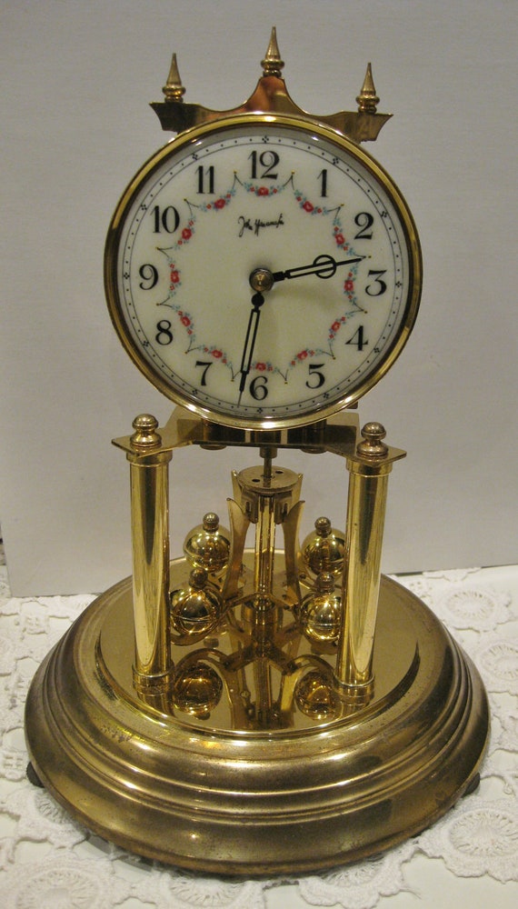 Vintage German 400 day Anniversary Clock John Wanamaker Brass