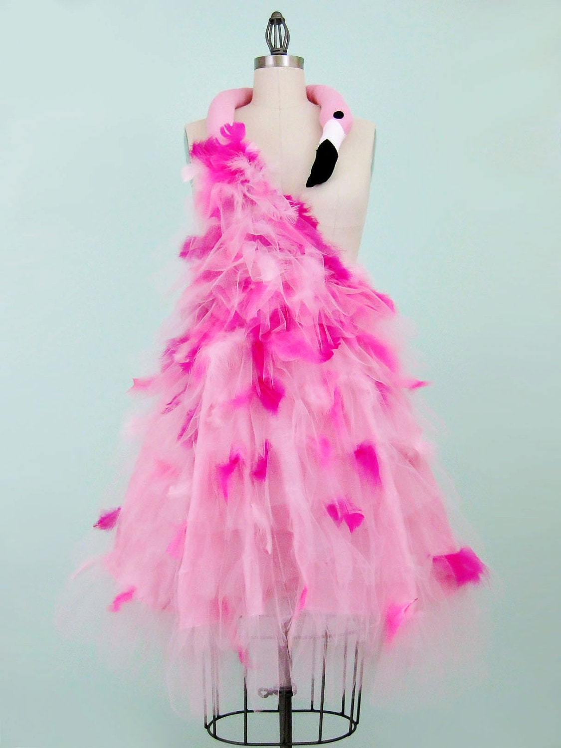 Pink Flamingo Costume Avant Garde 50s Inspired Small