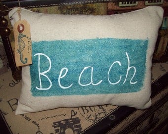 shabby beach COTTAGE small pillow,BEACH decor,Beach house,SHABBY chic,Beach bedroom decor,