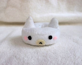 doughnut cat plush