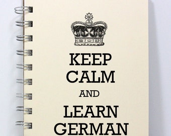 Keep Calm Journal Notebook Diary Sketch Book - Keep Calm and Learn ...